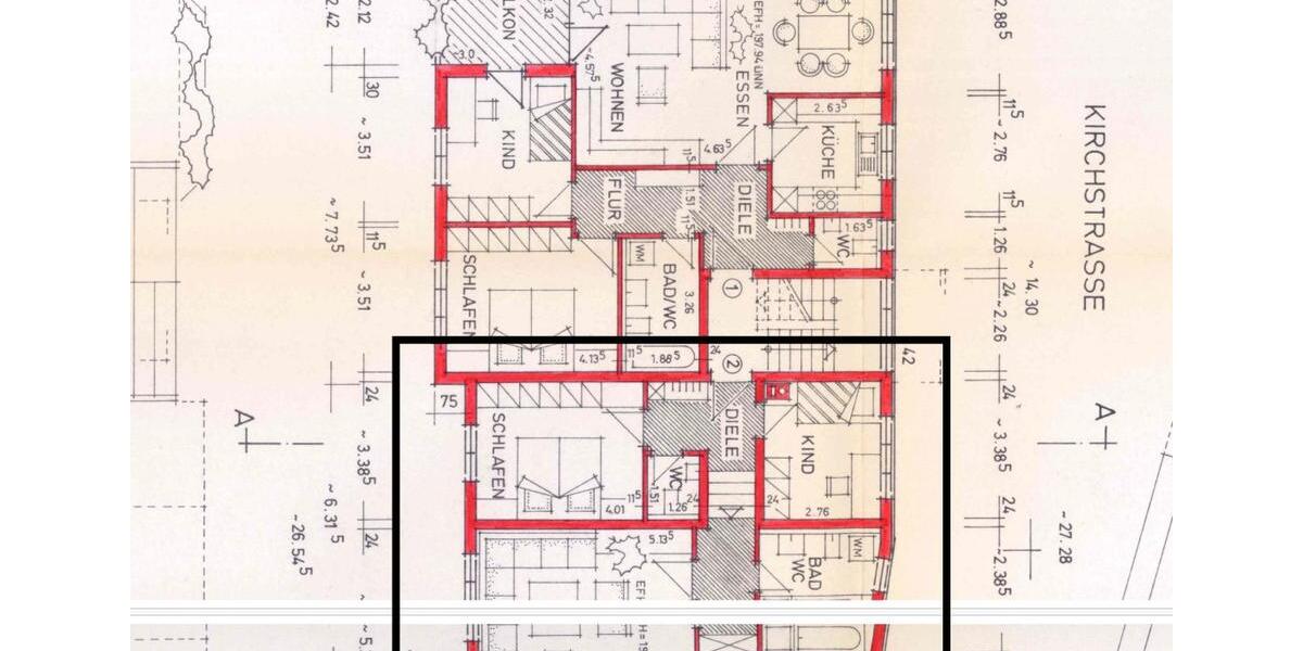 Hochparterre Besigheim - 3.5 Zimmer, 75 m&sup2;, 290.000&euro; | Angebot:26645398