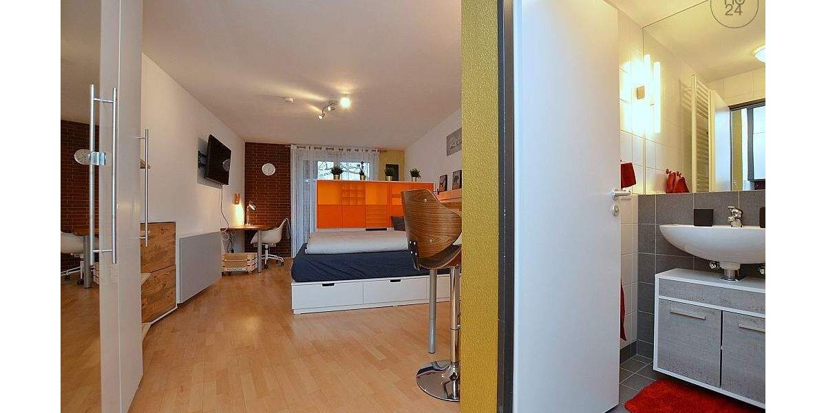 Etagenwohnung Stuttgart Steckfeld - 1 Zimmer, 31 m&sup2;, 1.150&euro; | Angebot:24711622
