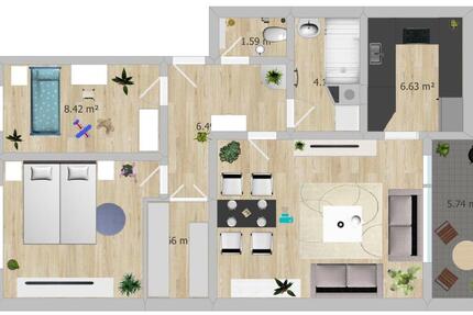 ‼️ 3 Zimmerwohnung zu verkaufen in Metzingen ‼️sofort frei zimmer
