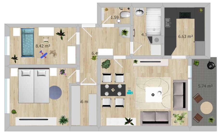 ‼️ 3 Zimmerwohnung zu verkaufen in Metzingen ‼️sofort frei zimmer