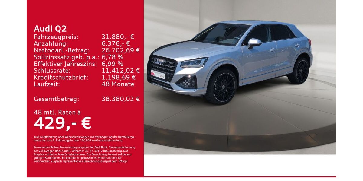 Audi Q2 8.400 km 31.880 &euro; Kirchheim 73230