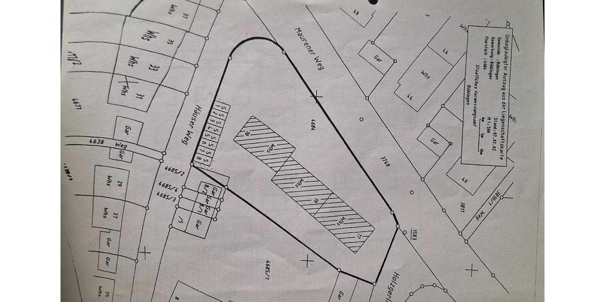 Etagenwohnung Böblingen Dagersheim - 3 Zimmer, 63 m&sup2;, 190.000&euro; | Angebot:27024136
