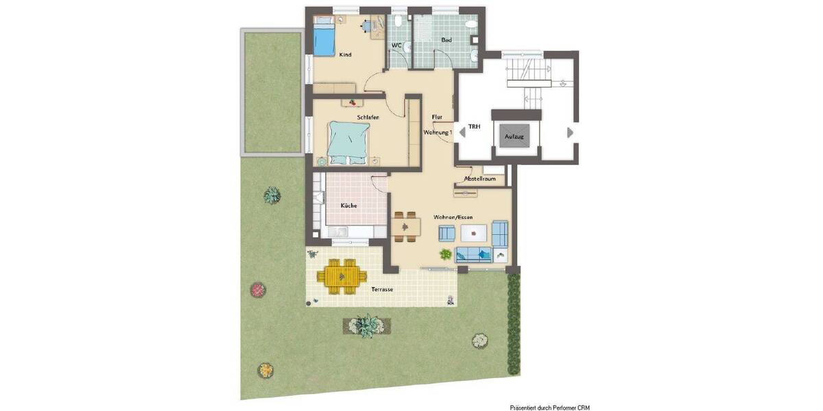 Etagenwohnung Remseck Aldingen - 3 Zimmer, 89 m&sup2;, 1.430&euro; | Angebot:26916355