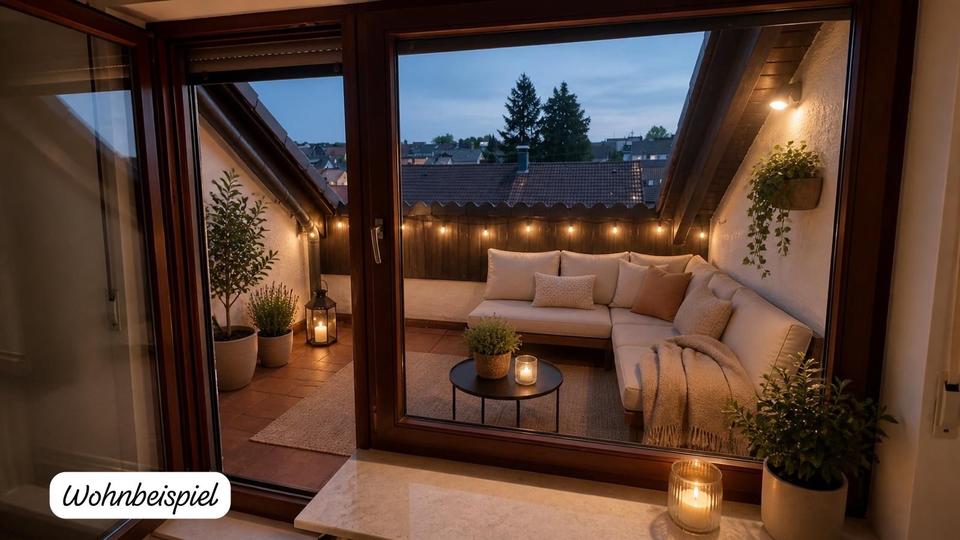 Dachgeschoßwohnung Ebersbach an der Fils - 2 Zimmer, 45 m&sup2;, 720&euro; | Angebot:26408599