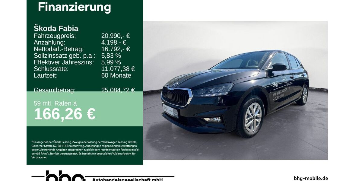 Skoda Fabia 1.675 km 20.990 &euro; Tübingen 72072