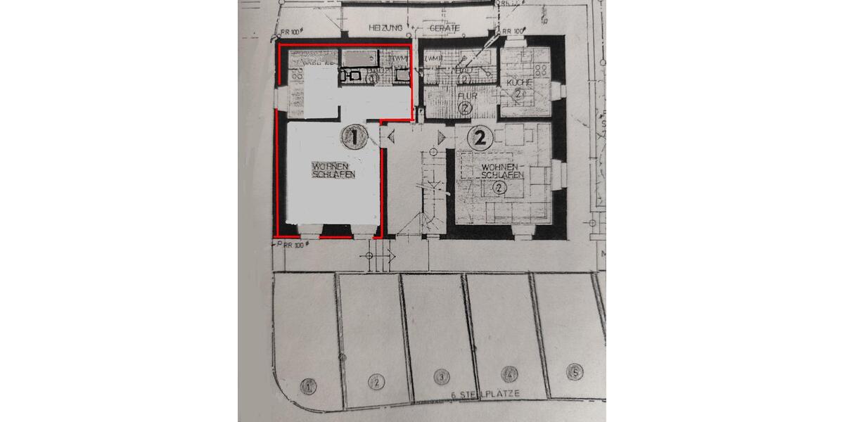 Erdgeschoßwohnung Freiberg am Neckar - 1 Zimmer, 28 m&sup2;, 89.000&euro; | Angebot:26679861