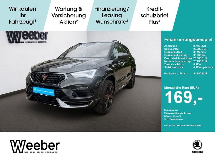Cupra Ateca 43.746 km 33.949 € Herrenberg 71083