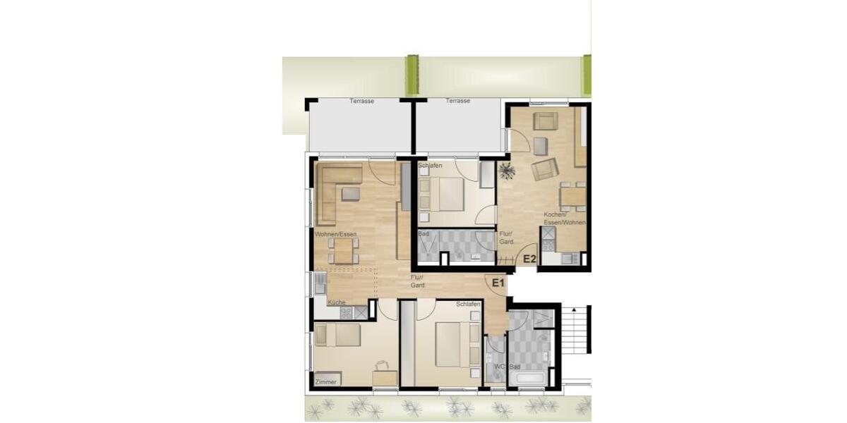 Etagenwohnung Freiberg am Neckar - 3 Zimmer, 76 m&sup2;, 1.145&euro; | Angebot:26395454