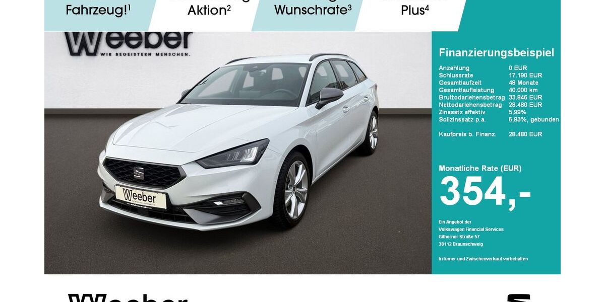 Seat Leon 22.331 km 28.389 € Weil der Stadt 71263
