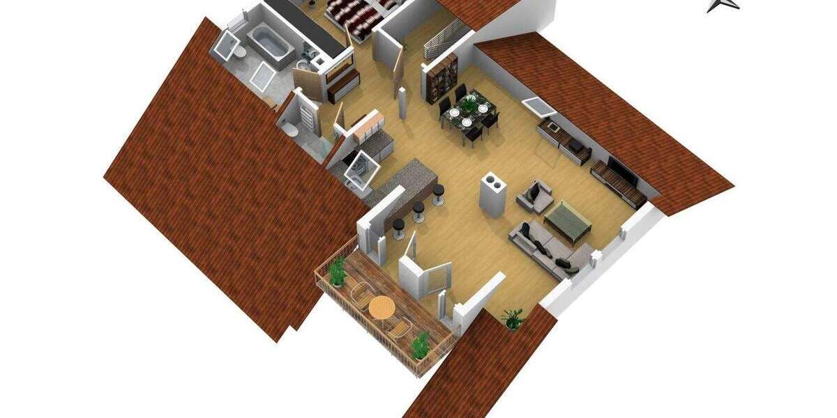 Etagenwohnung Leutenbach-Heidenhof Weiler zum Stein - 4 Zimmer, 79 m&sup2;, 269.000&euro; | Angebot:24558012