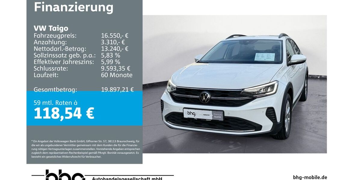 VW Taigo 83.639 km 16.550 &euro; Metzingen 72555