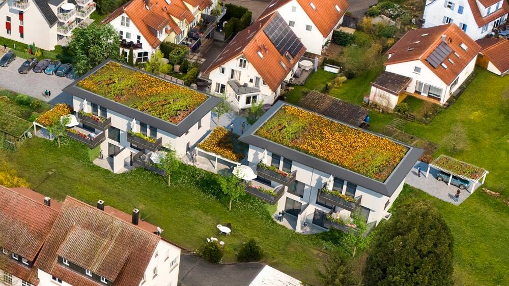 Neubauprojekt in Hochdorf, schöne DHH, 2 Terrassen, Balkon, Garten, KfW55, Carport und Stellplatz 5 zimmer