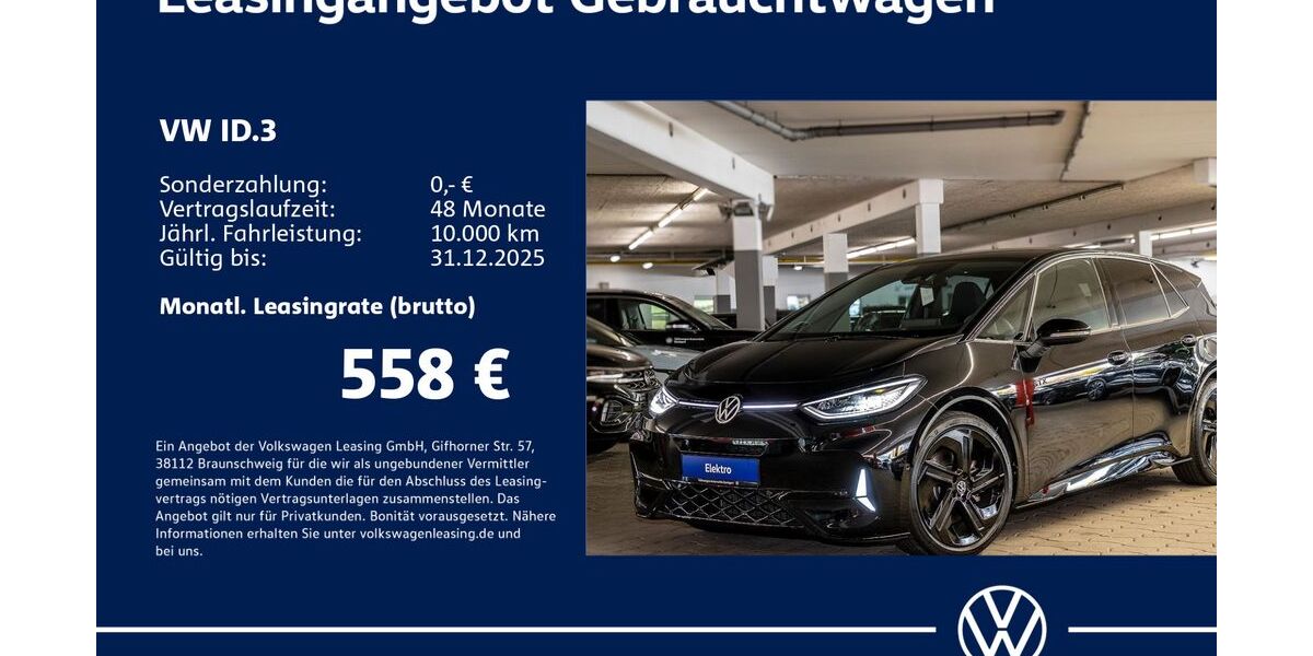 VW ID.3 16.209 km 45.330 € Stuttgart 70563
