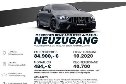 Mercedes-Benz AMG GT 40.700 km 84.900 € Ebersbach an der Fils 73061