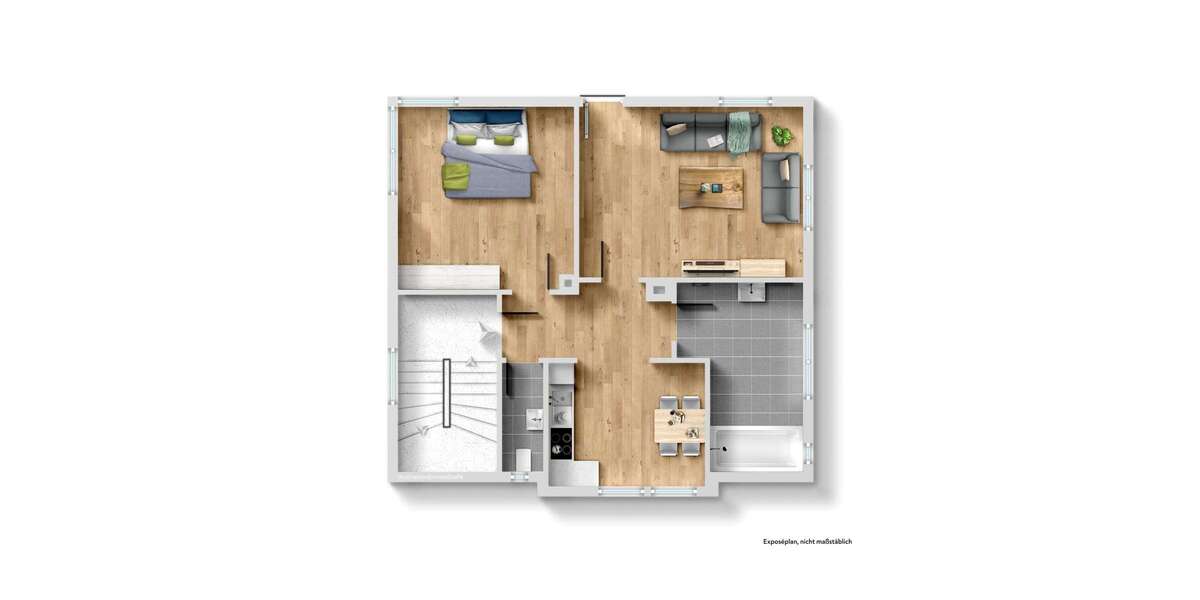 Etagenwohnung Reutlingen Sondelfingen - 2 Zimmer, 62 m&sup2;, 775&euro; | Angebot:27121134