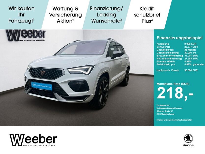 Cupra Ateca 23.336 km 35.889 € Herrenberg 71083