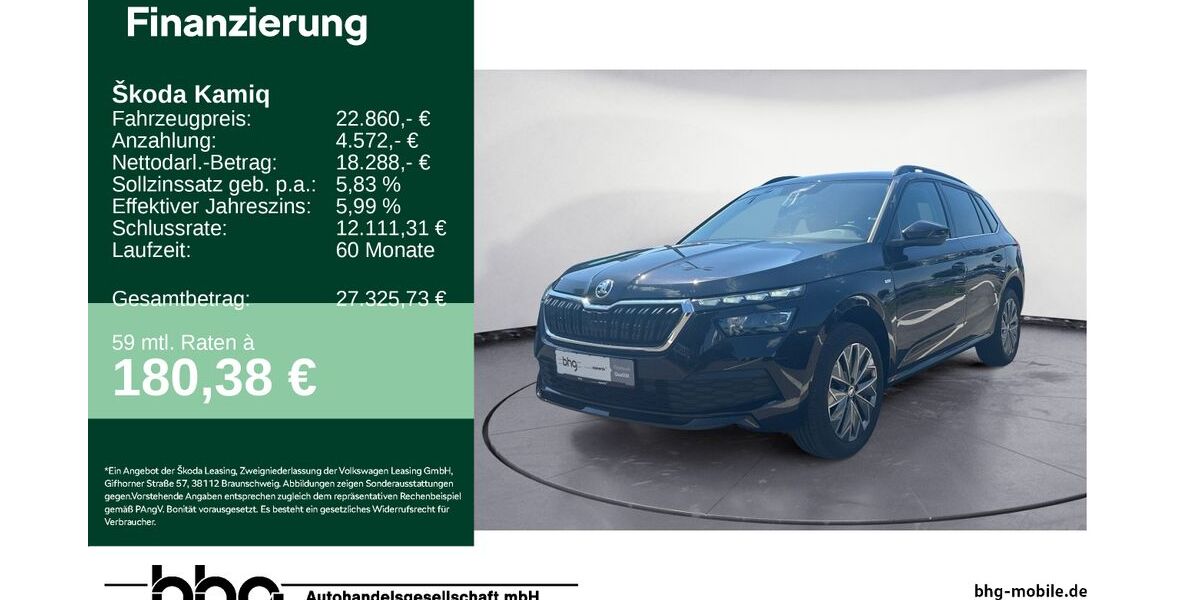 Skoda Kamiq 59.326 km 22.360 &euro; Tübingen 72072