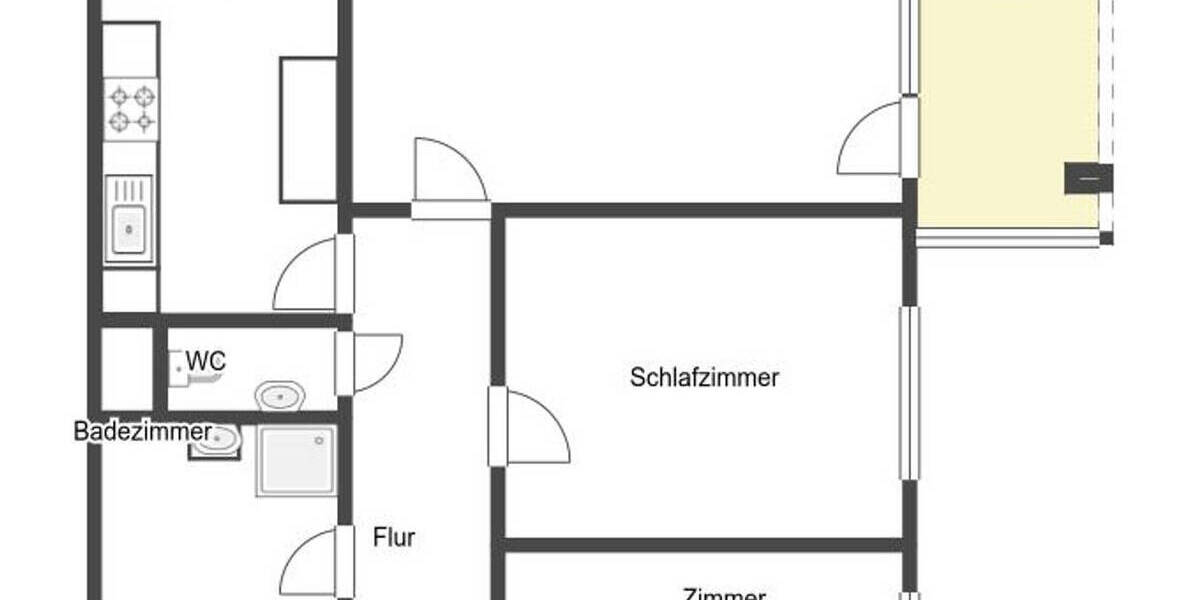 Etagenwohnung Kernen im Remstal Rommelshausen - 3 Zimmer, 83 m&sup2;, 280.000&euro; | Angebot:26308405