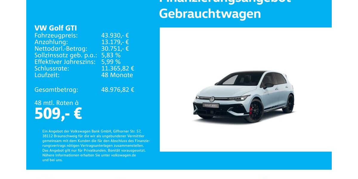 VW Golf 6.551 km 44.430 &euro; Stuttgart-Wangen 70188
