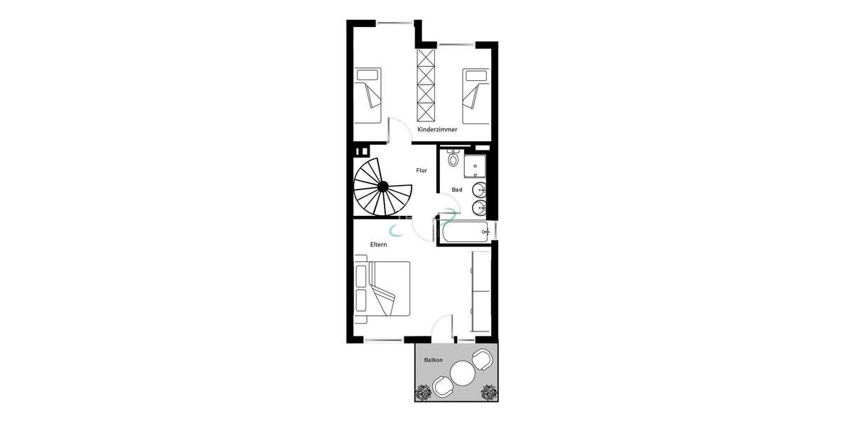 Reihenendhaus Filderstadt Plattenhardt - 3 Zimmer, 92 m&sup2;, 349.000&euro; | Angebot:25108684