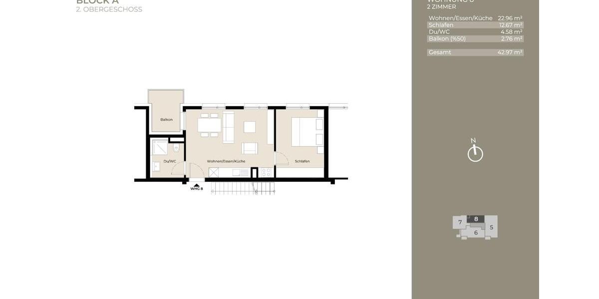 2- Zimmer Wohnung Neubau Erstbezug 2 zimmer