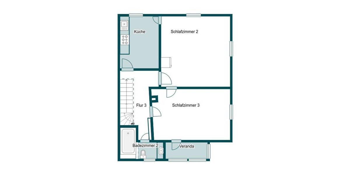 Doppelhaushälfte Stuttgart Weilimdorf - 7 Zimmer, 170 m&sup2;, 399.000&euro; | Angebot:26752527
