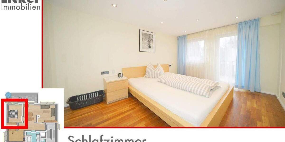 * Hochwertige 2,5-Zimmer-Wohnung mit eigenem Gartenbereich in Top-Lage. 2 zimmer