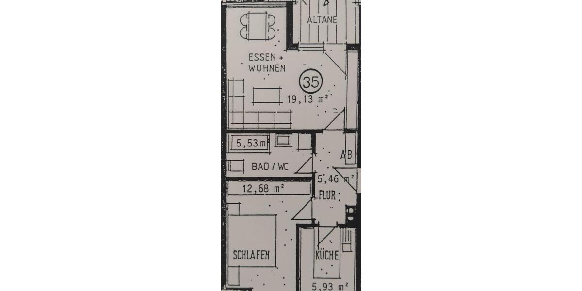 Etagenwohnung Schorndorf - 2 Zimmer, 52 m&sup2;, 1.000&euro; | Angebot:26645490