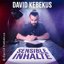 David Kebekus - Sensible Inhalte 13.12.2025 Theaterhaus (am Pragsattel)