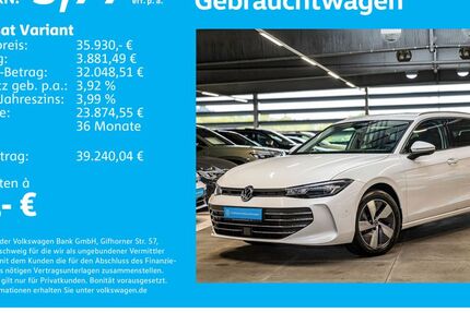 VW Passat Variant 15.527 km 35.430 € Stuttgart-Feuerbach 70469
