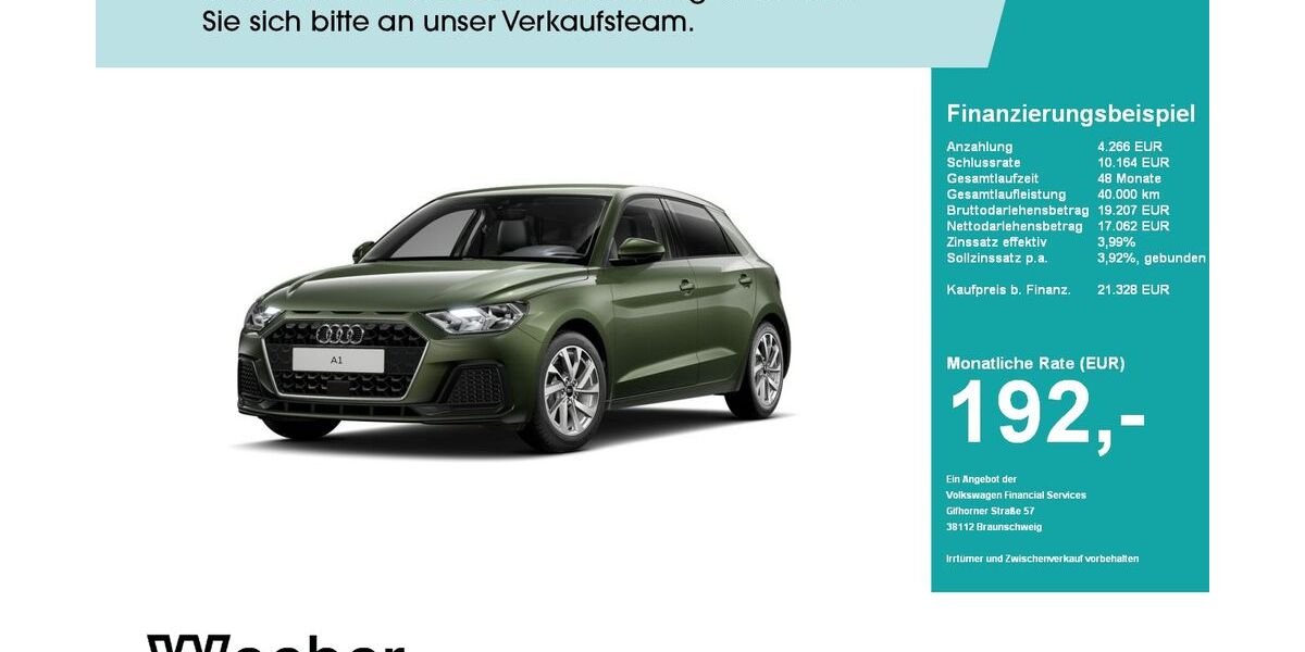 Audi A1 7.320 km 20.678 &euro; Leonberg 71229