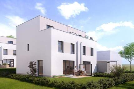 Modernes Flachdachhaus mit 137 m² Wohnfläche in Ditzingen | NEU 