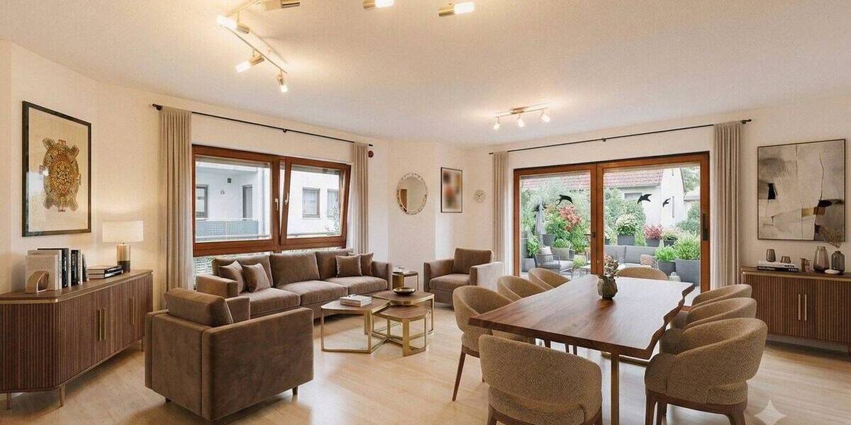 Etagenwohnung Stuttgart Stammheim - 2 Zimmer, 62 m&sup2;, 289.500&euro; | Angebot:26909011