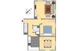 Etagenwohnung Stuttgart Bad Cannstatt - 3 Zimmer, 62 m&sup2;, 900&euro; | Angebot:26289861