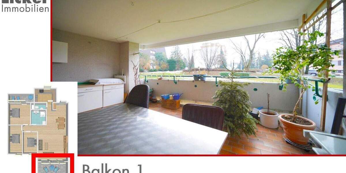 Etagenwohnung Winnenden Schelmenholz - 4 Zimmer, 108 m&sup2;, 330.000&euro; | Angebot:25212574