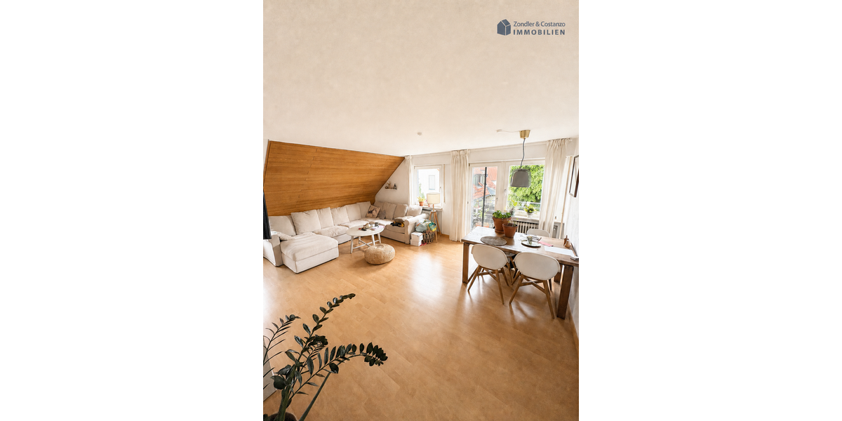 Etagenwohnung Stuttgart Luginsland - 3 Zimmer, 85 m&sup2;, 980&euro; | Angebot:26796742