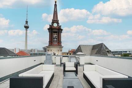 Erstklassiges Penthouse mit Dachterrasse in historischer Toplage