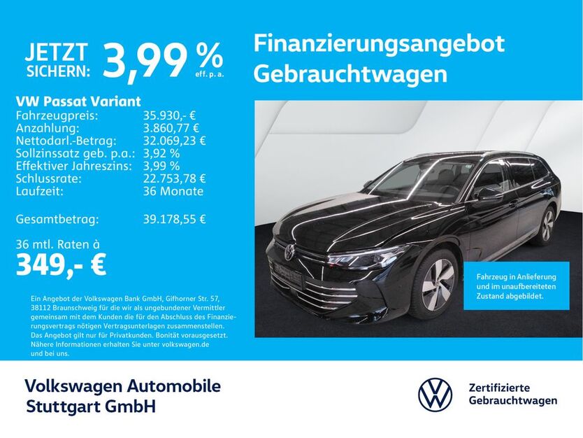 VW Passat Variant 26.240 km 35.930 € Stuttgart-Feuerbach 70469