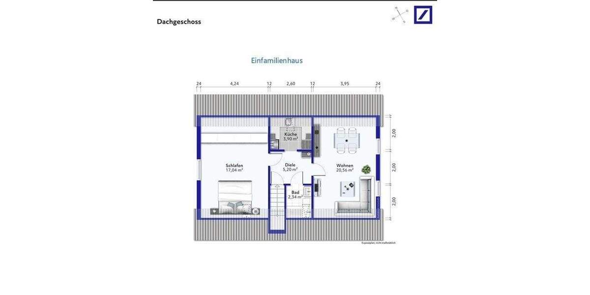 Einfamilienhaus Stuttgart Untertürkheim - 5 Zimmer, 123 m&sup2;, 477.000&euro; | Angebot:24713323