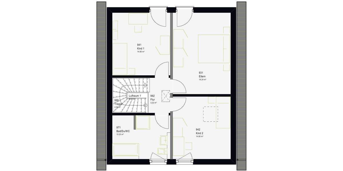 Einfamilienhaus Tübingen Hagelloch - 4 Zimmer, 134 m&sup2;, 607.359&euro; | Angebot:25210916