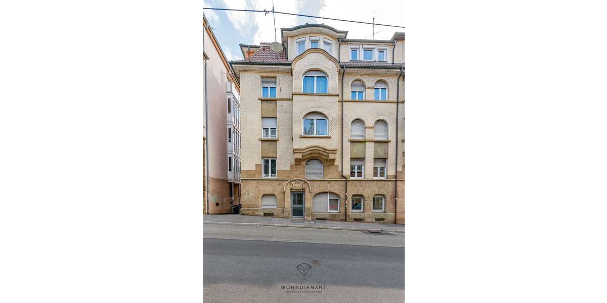 Etagenwohnung Stuttgart Neuwirtshaus - 2 Zimmer, 49 m&sup2;, 224.000&euro; | Angebot:26356205