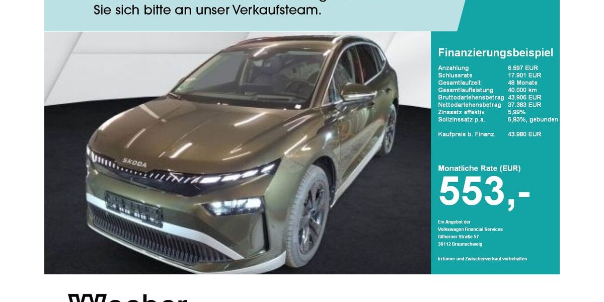 Skoda Enyaq 8.076 km 43.240 &euro; Leonberg 71229