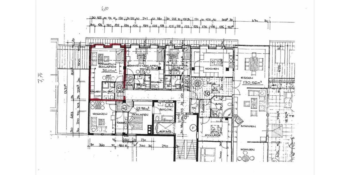 Dachgeschoßwohnung Ludwigsburg Eglosheim - 1 Zimmer, 35 m&sup2;, 175.000&euro; | Angebot:26974355