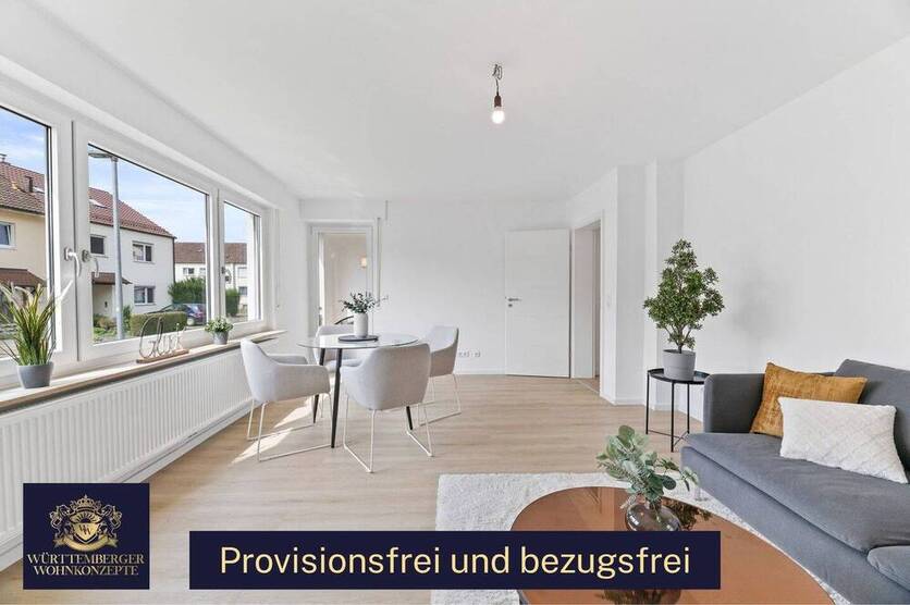 Helle 3-Zi. EG Whg in ruhiger Lage - Erstbezug nach Sanierung, provisionsfrei