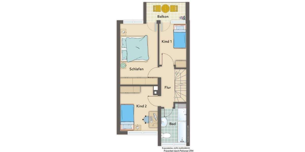 Reihenmittelhaus Ludwigsburg Oßweil - 4 Zimmer, 105 m&sup2;, 429.000&euro; | Angebot:25107243