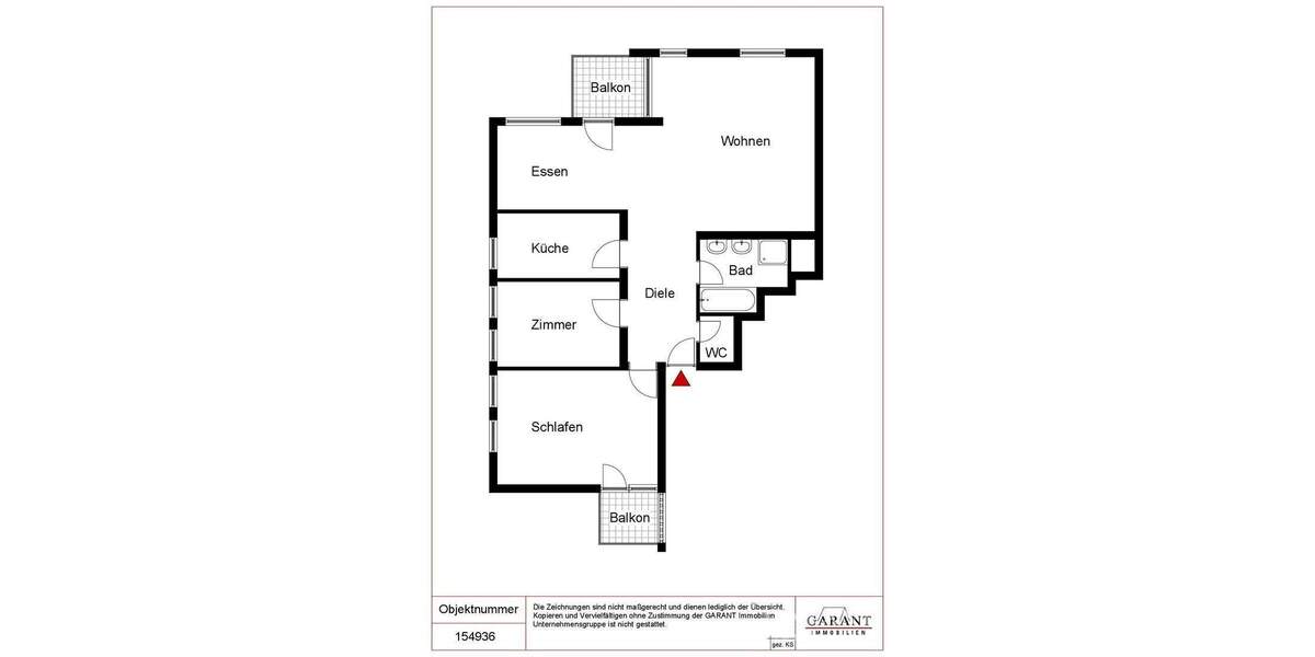 Etagenwohnung Stuttgart Kaltental - 3 Zimmer, 95 m&sup2;, 395.000&euro; | Angebot:25156218