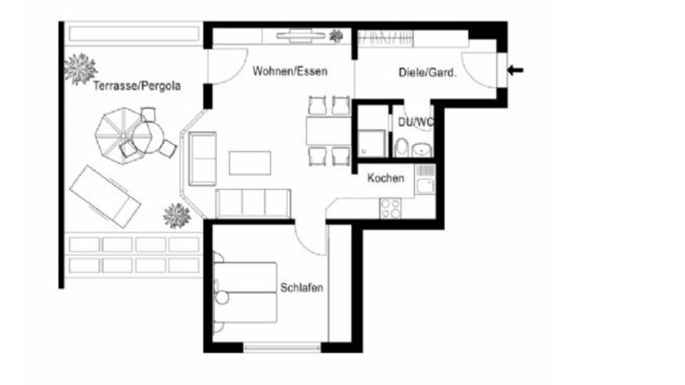 Etagenwohnung Ostfildern - 2 Zimmer, 62 m&sup2;, 290.000&euro; | Angebot:26802189