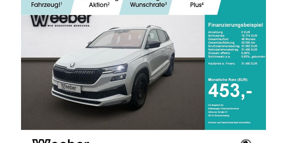 Skoda Karoq 63.274 km 31.490 &euro; Weil der Stadt 71263
