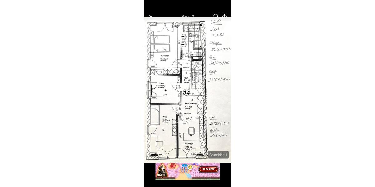 Maisonettenwohnung Ostfildern - 5.5 Zimmer, 131 m&sup2;, 599.000&euro; | Angebot:26757460