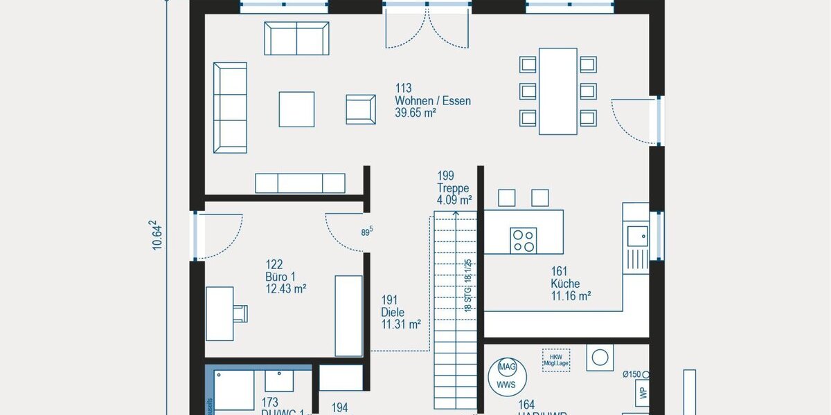 Modernes Einfamilienhaus in Filderstadt - Individuell geplant und hochwertig ausgestattet - Einfamilienhaus Filderstadt | Angebot:27347127